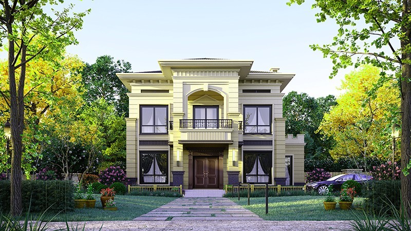 宣汉中式合院住宅，开放庭院与邻里乡亲更亲近